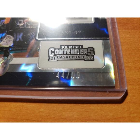 2021-2022 Panini Contenders Semifinal Ticket #41 Donovan Mitchell Serial #44/99 - Picture 2 of 3